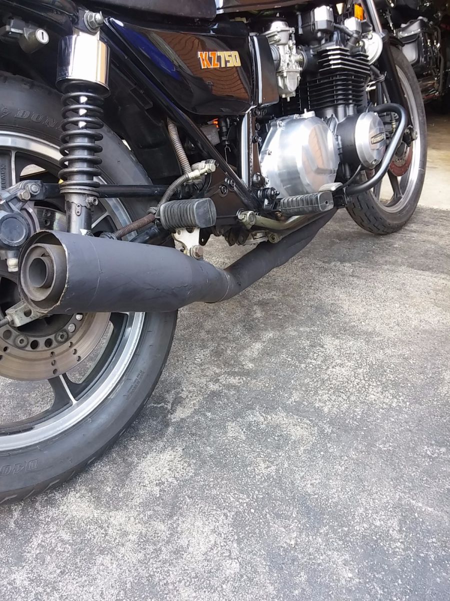 kz1000 4 into 2 exhaust