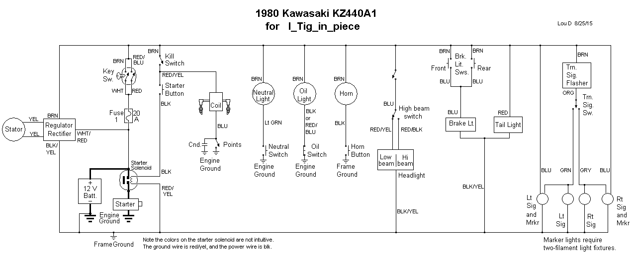 KZ400 harness wiring help - KZRider Forum - KZRider, KZ, Z1 & Z