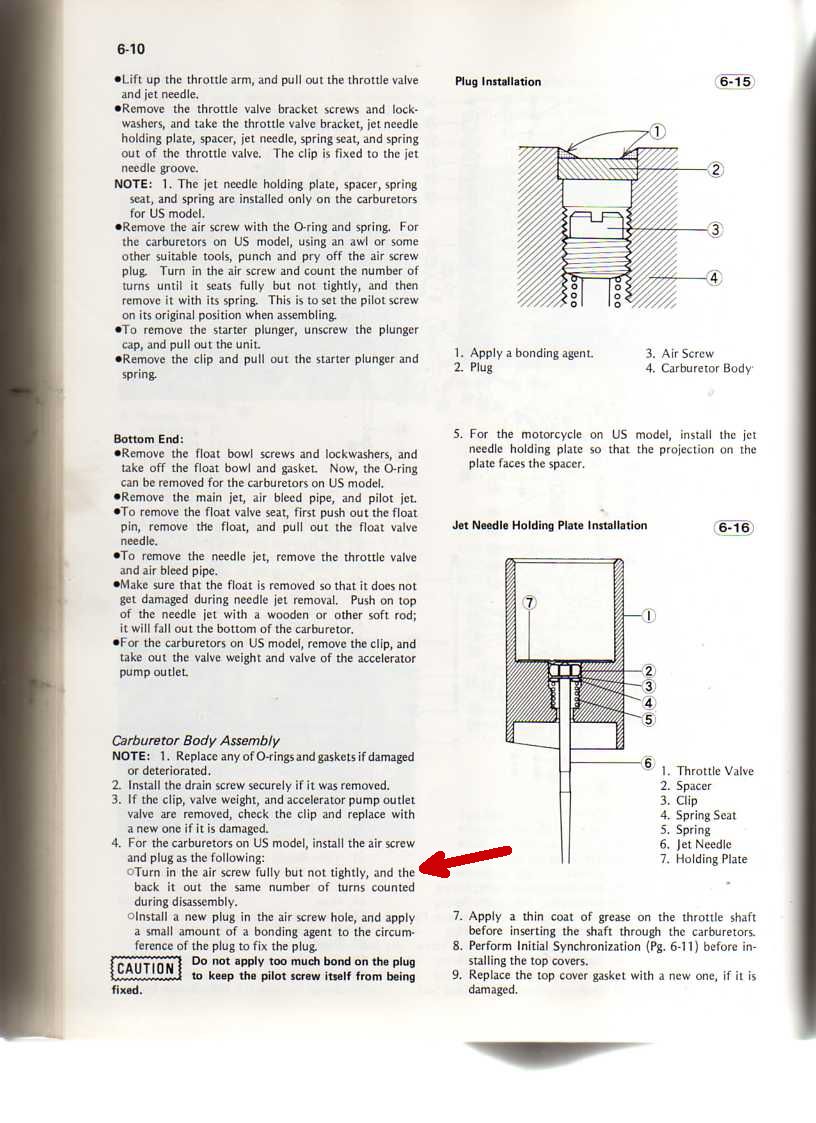 36mm Keihin Pilot Screw: How many turns? - KZRider Forum - KZRider, KZ, Z1  & Z Motorcycle Enthusiast's Forum