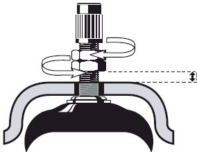 Tube valve stem nuts - tight to the rim or not? - KZRider Forum ...