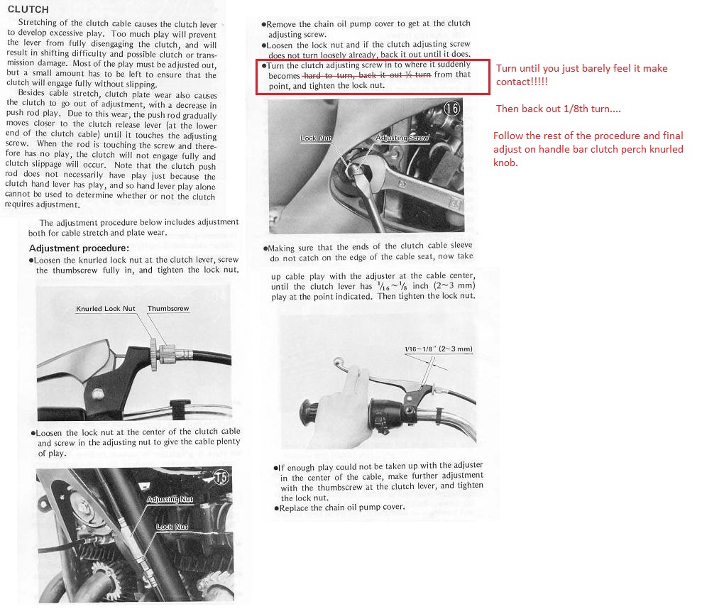 clutch engage/disengage sprocket cover question - KZRider Forum