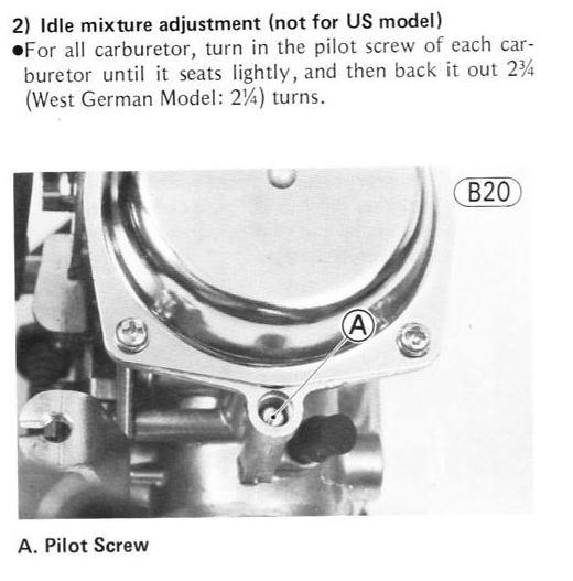 Pilot & Idle Screw Adjustment Explained