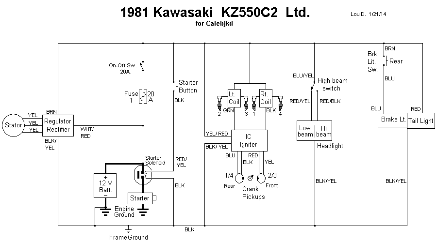 Wiring Diagram Kz750 Ltd - Wiring Diagram Schemas