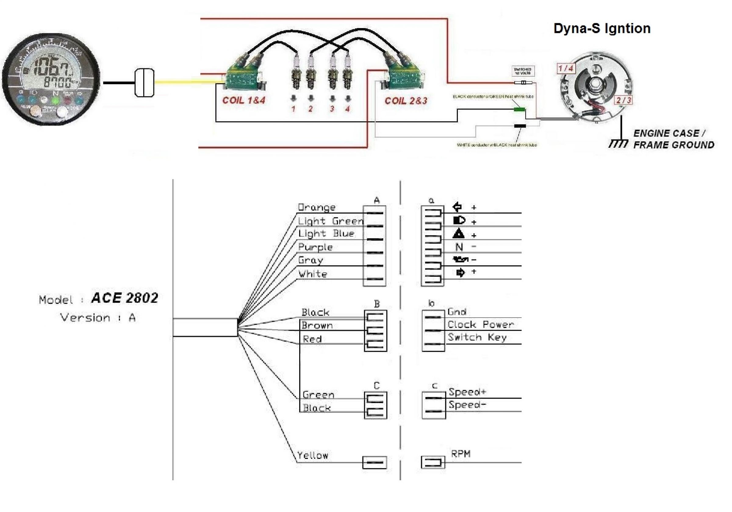 Converting To Digital Tach Speedo 82 Kz750 Twin Kzrider