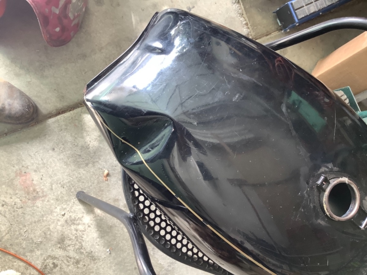 Dented gas tank repair advice request - KZRider Forum - KZRider, KZ, Z1 ...