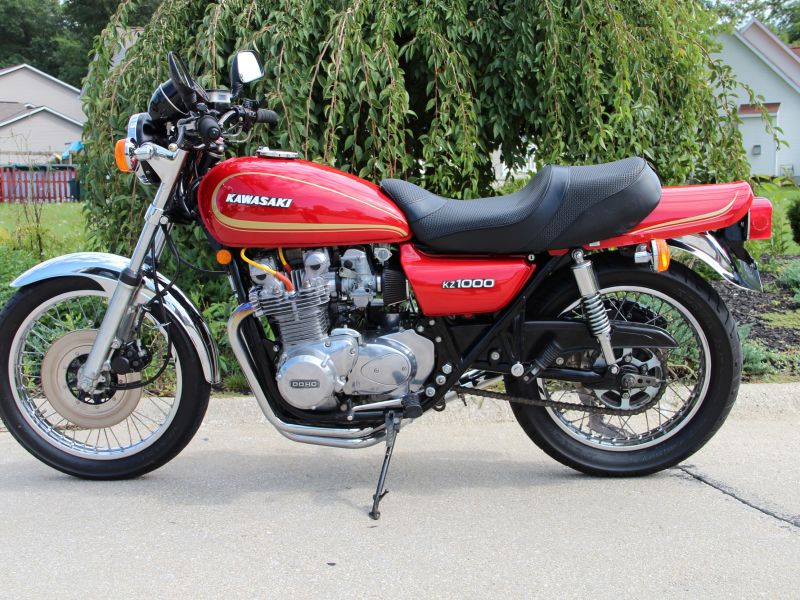 1978 kz1000 a red