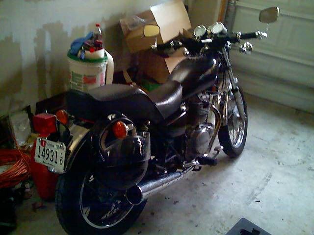 1980 kz250 d1 after a few mods