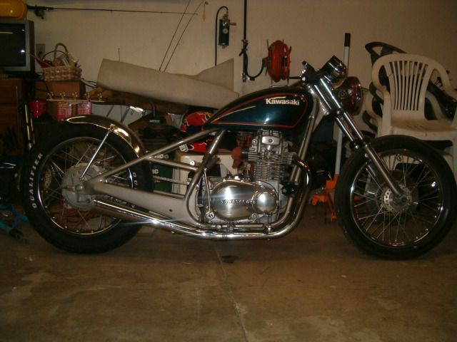 kz400 hardtail project emphasis on project