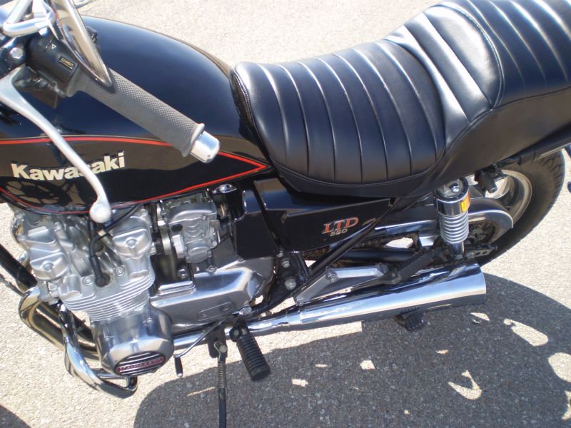 1982 kz 550c with new seat