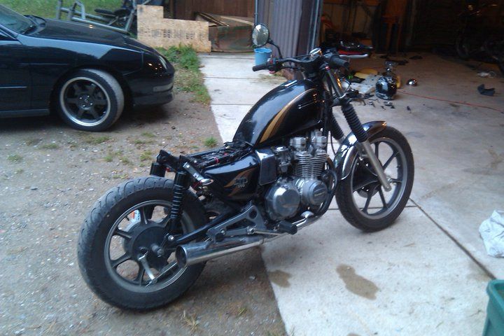 1983 kz550 ltd bobber project2