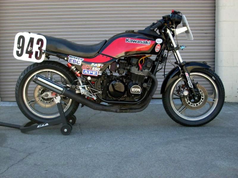 1985 gpz550 track race bike