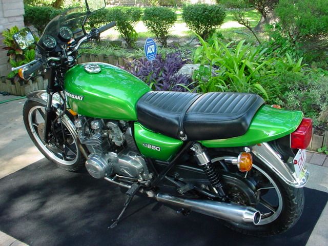 1978 kz650 limefire green