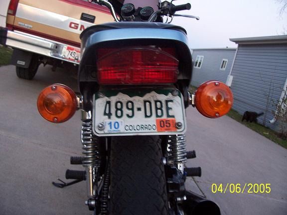 78 kz650c2 tail light