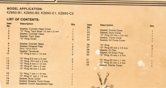 factory kz gasket schematic