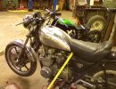 kz750 new tank seat chain
