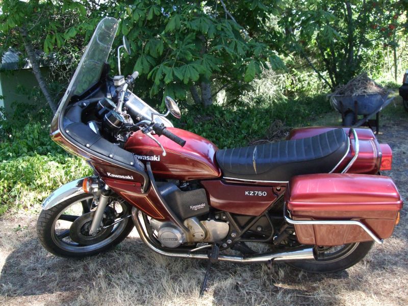 my kz750 after bringing her home