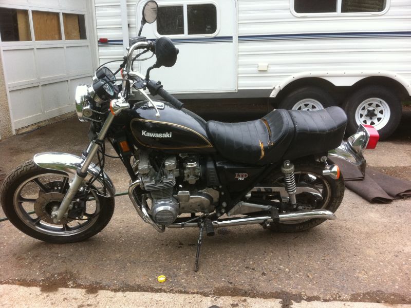 my first bike979 kawasaki 750ltd