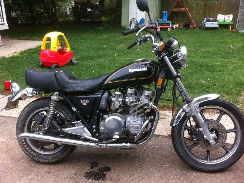 my first bike 1979 kawasaki 750ltd