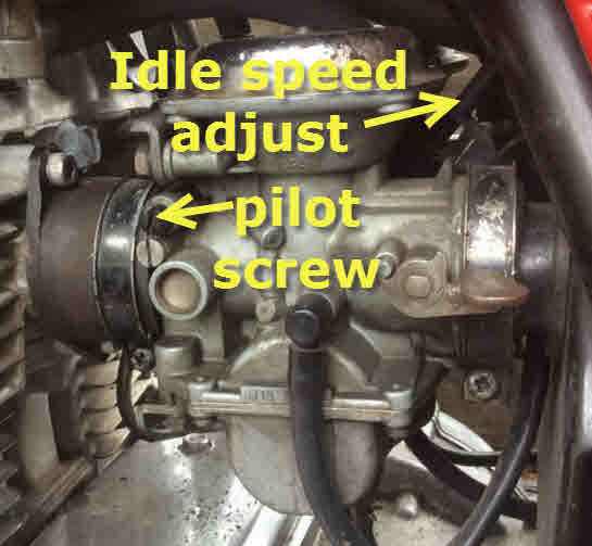 Where is idle adjust screw 79 kz400. KZRider Forum KZRider, KZ, Z1