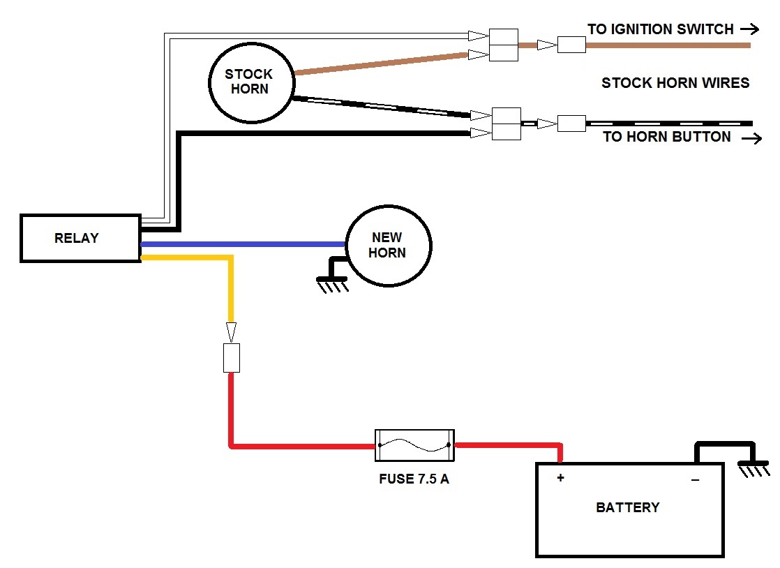 Horn wiring ? - KZRider Forum - KZRider, KZ, Z1 & Z Motorcycle