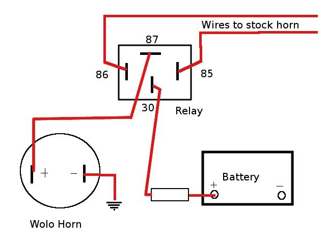 Motorcycle Horn Wiring Diagram from kzrider.com