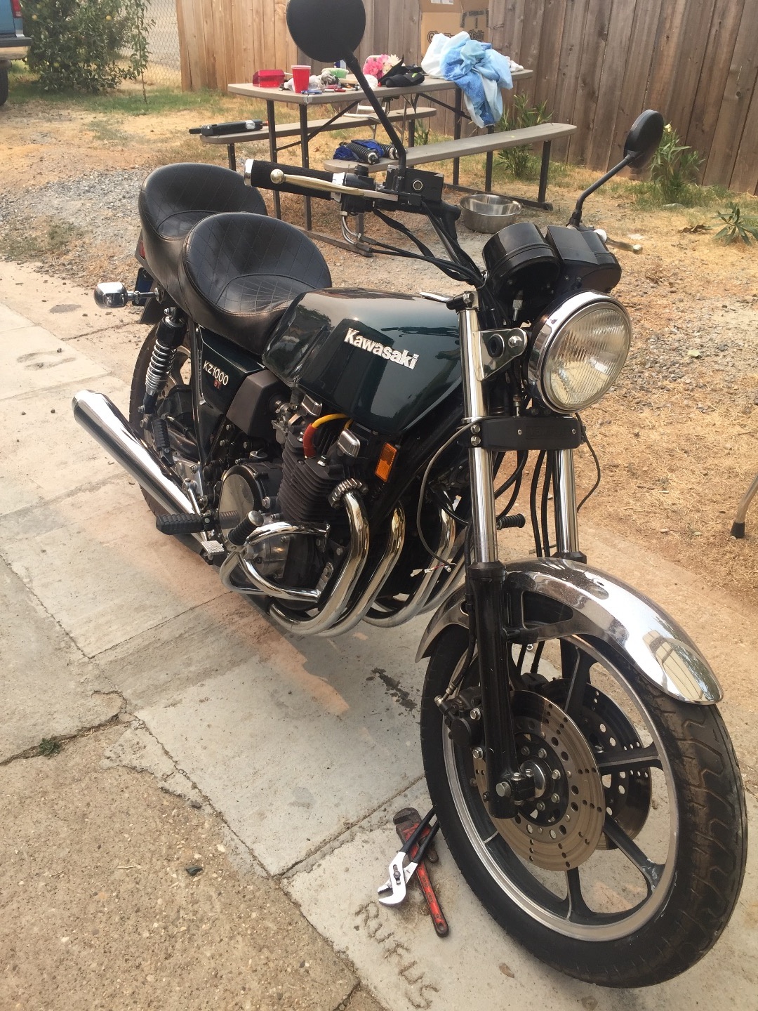 kz1000 4 into 2 exhaust